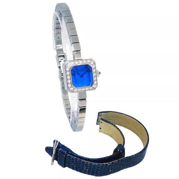Corum Sugar Cube Ref.137.423.47 Quartz Watch SS Diamond 134100 - Picture 1 of 10